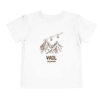 Vail, Colorado Toddler T-Shirt — Vintage Gondola Ski Mountain Tee - 0