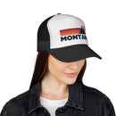 Montana Retro Mountains Trucker Hat - Vintage Style Montana Cap-10
