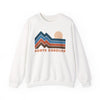 North Carolina Sweatshirt Retro Mountains, North Carolina Unisex Graphic Crewneck