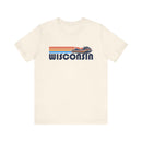 Wisconsin T Shirt - Retro Jetski PWC Graphic Wisconsin Tee-2
