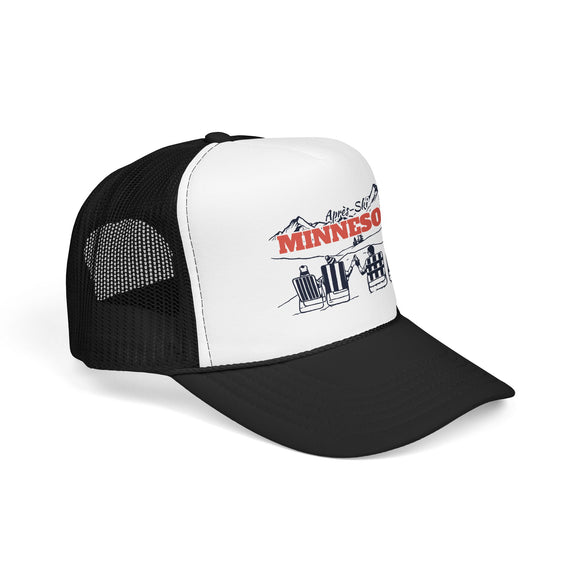 Minnesota Après-ski Trucker Hat — Foam Mesh Cap