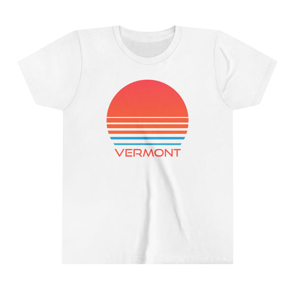 Vermont Youth Shirt - Retro 80s Vermont Kid's T-Shirt
