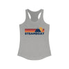 Steamboat, Colorado Women's Racerback Tank Top - Mountain Lover Sleeveless Shirt, Women's Steamboat Hiking Tank