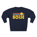Premium Boise, Idaho Retro Sun Graphic Sweatshirt-6
