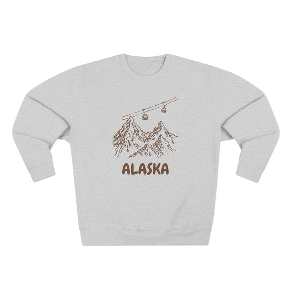 Premium Alaska Gondola Ski Mountain Sweatshirt