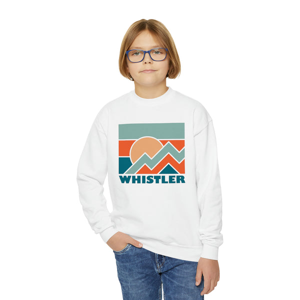 Whistler, Canada Youth Sweatshirt - Unisex Kid's Whistler Crewneck Sweatshirt