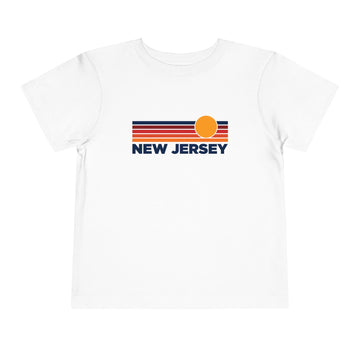 New Jersey Toddler T-Shirt - Retro Sun Tee - 0