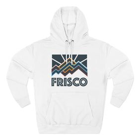 Frisco, Colorado Hoodie - Retro Mountain Unisex Sweatshirt - 0