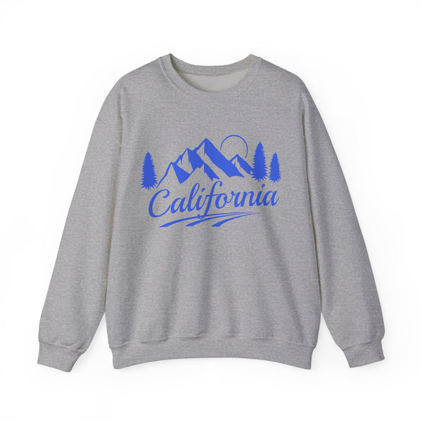 California Sweatshirt - Unisex Mountain California Sweatshirt