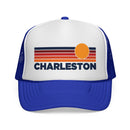Charleston, South Carolina Retro Sun Trucker Hat - Vintage Style Charleston Cap-3