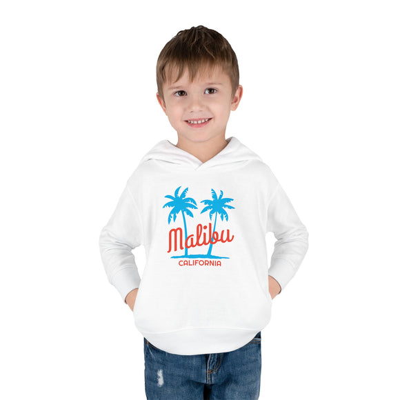 Malibu, California Toddler Hoodie - Unisex Malibu Toddler Sweatshirt