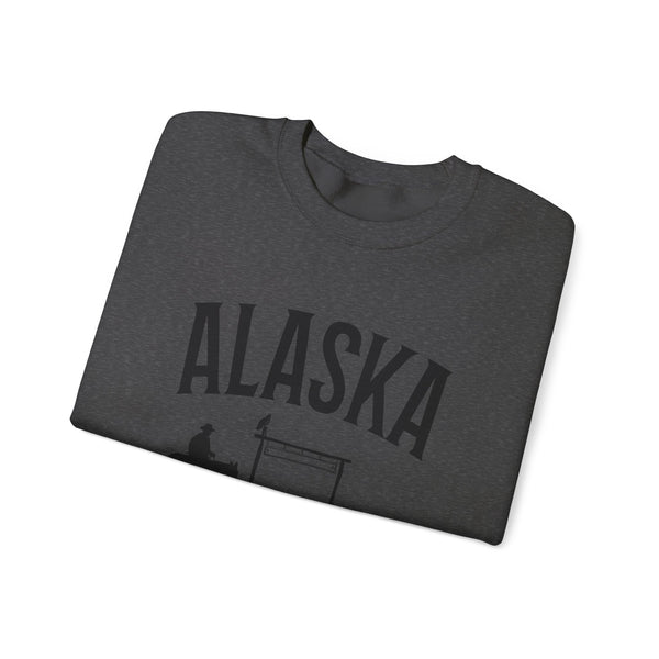 Alaska Sweatshirt - Mountain Cowboy Graphic Crewneck