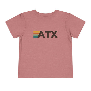 Buy heather-mauve Austin, Texas Toddler Tee - ATX Kids T Shirt
