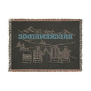 Breckenridge, Colorado Ski Town Throw Blanket | Mountain Woven Blanket-5