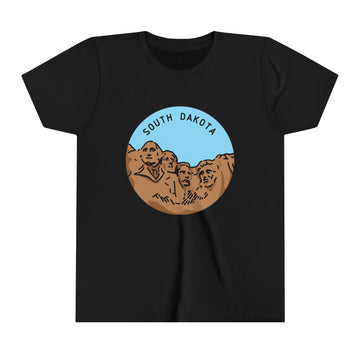 South Dakota Youth T-Shirt - Unisex Kids South Dakota Shirt - 0