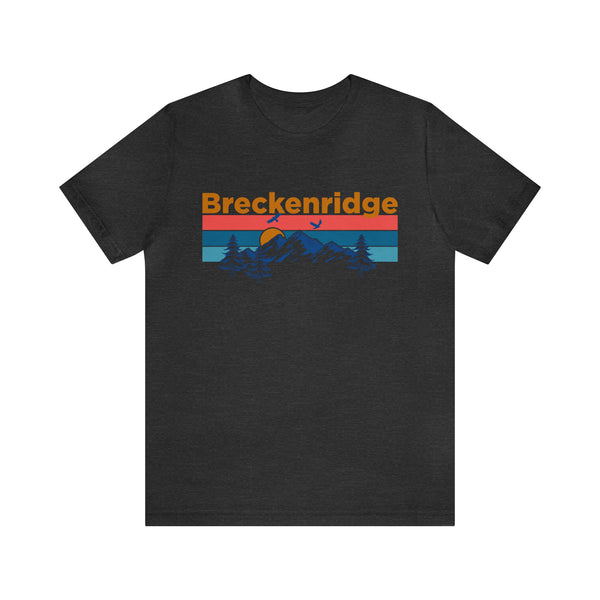 Breckenridge, Colorado Shirt - Mountain Sunset Unisex Breckenridge T-Shirt
