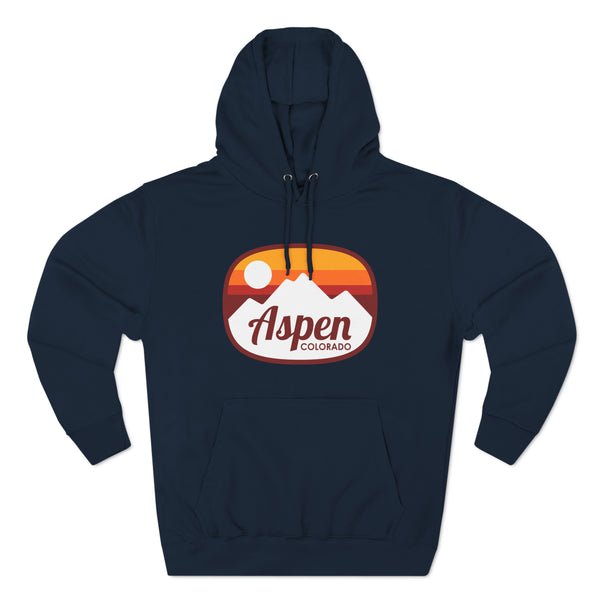 Premium Aspen, Colorado Hoodie - Retro Unisex Aspen Sweatshirt