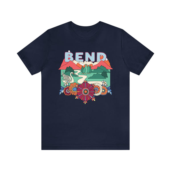 Bend Oregon T-Shirt - Retro Boho Bend Tshirt