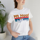 Mt Hood, Oregon Shirt - Mountain Sunset Unisex Mt Hood T-Shirt-95