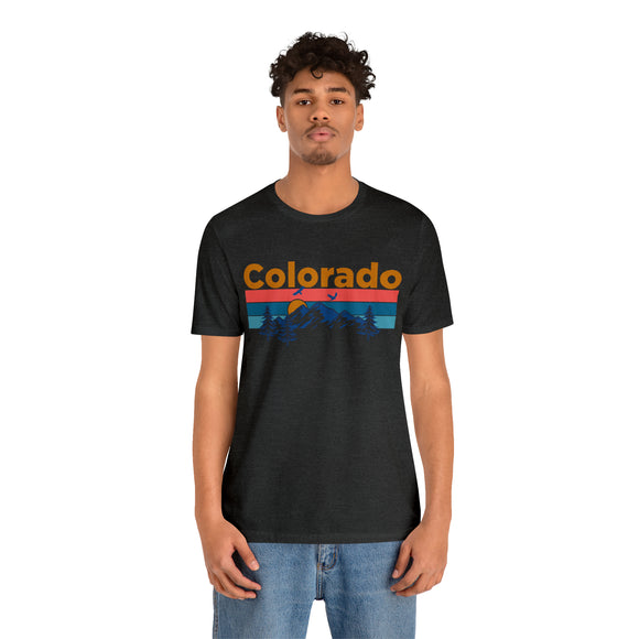 Colorado T-Shirt - Mountain Sunset Unisex Colorado Shirt