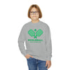 East Hampton, New York Youth Sweatshirt - Pickleball Unisex Kid's East Hampton Crewneck Sweatshirt