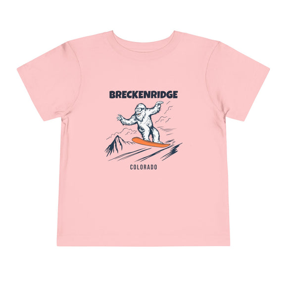 Breckenridge, Colorado Yeti Snowboard Toddler Tee