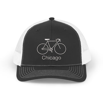 Chicago, Illinois Snapback Trucker Cap - Embroidered Chicago Hat - 0