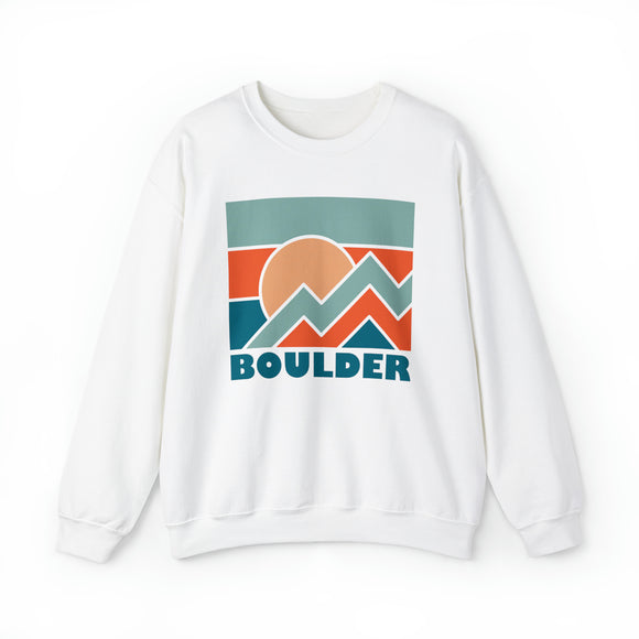 Boulder, Colorado Sweatshirt - Unisex Crewneck Boulder Sweatshirt