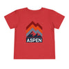 Aspen, Colorado Toddler T-Shirt - Retro Palm Tree Toddler Aspen Shirt