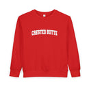 Crested Butte, Colorado Toddler Sweatshirt - Crested Butte Toddler Crewneck Sweatshirt-6