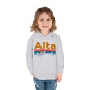 Alta Toddler Hoodie - Retro Mountain Sun Unisex Alta Toddler Sweatshirt-8
