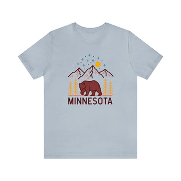Buy light-blue Minnesota T-Shirt - Retro Unisex Minnesota Shirt