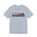 Milwaukee, Wisconsin T Shirt - Retro Jetski PWC Graphic Tee-16