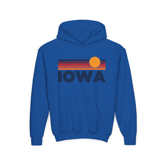 Iowa Youth Hoodie - Kids Iowa Hooded Sweatshirt