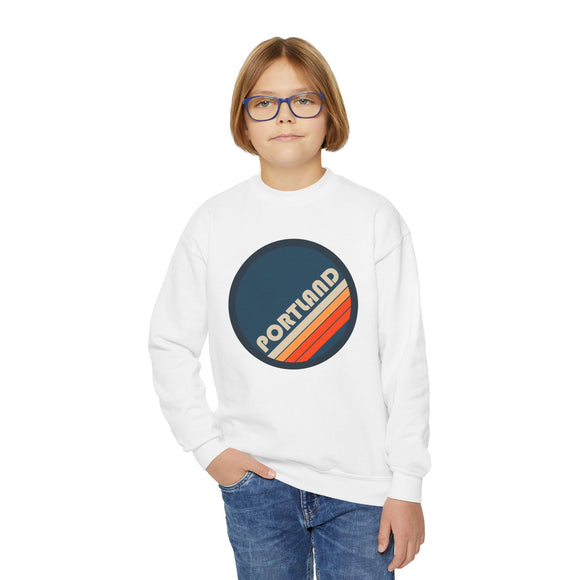 Portland, Oregon Youth Crewneck Sweatshirt - Unisex Kid's Portland, Oregon Sweatshirt