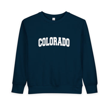 Buy navy Colorado Toddler Sweatshirt - Colorado Toddler Crewneck Sweatshirt