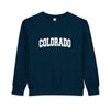 Colorado Toddler Sweatshirt - Colorado Toddler Crewneck Sweatshirt