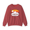 Crested Butte, Colorado Sweatshirt - Unisex Retro Ombre Crewneck Crested Butte Sweatshirt