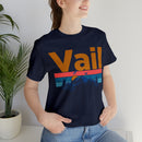 Vail, Colorado Shirt - Mountain Sunset Unisex Vail T-Shirt-95