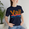 Vail, Colorado Shirt - Mountain Sunset Unisex Vail T-Shirt