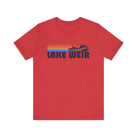 Lake Weir, Florida T Shirt - Retro Jetski PWC Graphic Tee