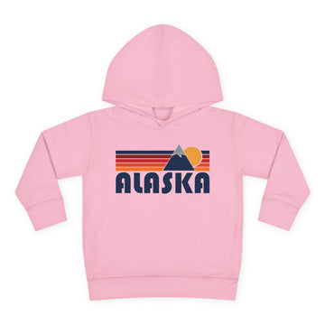 Buy pink Alaska Toddler Hoodie - Unisex Mountain Pullover Sweatshirt, Kids Hooded Jumper, Alaska Souvenir