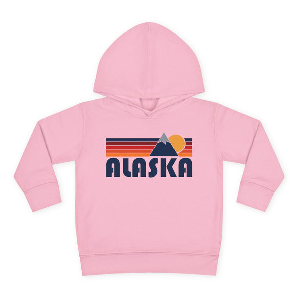 Alaska Toddler Hoodie - Unisex Mountain Pullover Sweatshirt, Kids Hooded Jumper, Alaska Souvenir