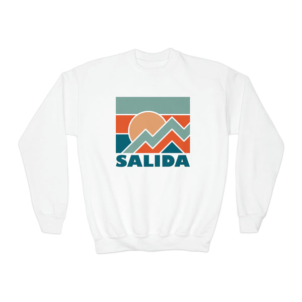 Salida, Colorado Youth Sweatshirt - Unisex Kid's Salida Crewneck Sweatshirt