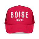 Boise, Idaho Trucker Hat - Foam Boise Cap - Block Letter State-3