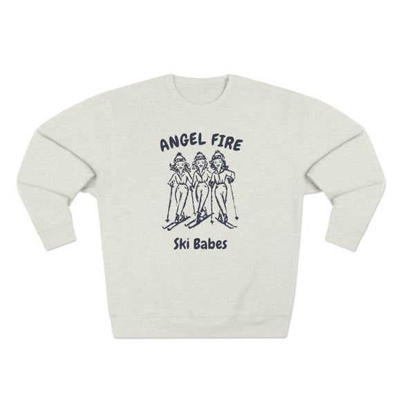 Premium Angel Fire, New Mexico Ski Babes Sweatshirt