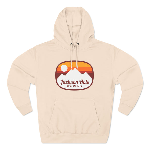 Premium Jackson Hole, Wyoming Hoodie - Retro Unisex Jackson Hole Sweatshirt