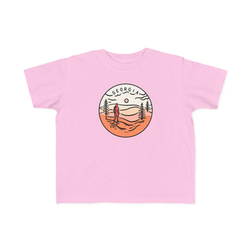 Buy pink Georgia Toddler T-Shirt - Unisex Toddler Georgia Shirt
