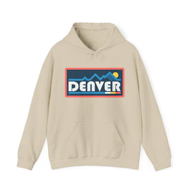 Denver, Colorado Hoodie - Unisex Sun Denver Hoodie Graphic Sweatshirt - 0
