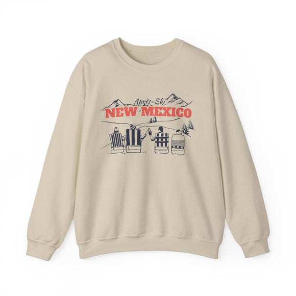 New Mexico Sweatshirt Après-Ski Crewneck - Mountain Ski Lodge Design